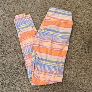 Lularoe Stripe Leggings OS
